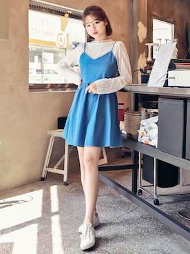 「korea」｜HOTPINGさん（レディース・163cm）の春コーディネート