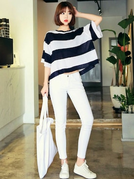 「HOTPING（ホッピン）のアイテム（バッグ）」を使った、HOTPINGさん（レディース・163cm）の春コーディネート