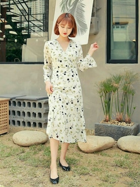 「HOTPING（ホッピン）のアイテム（シューズ）」を使った、HOTPINGさん（レディース・163cm）の春コーディネート