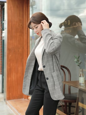 「HOTPING（ホッピン）のアイテム（ジャケット/アウター）」を使った、HOTPINGさん（レディース・163cm）の秋コーディネート