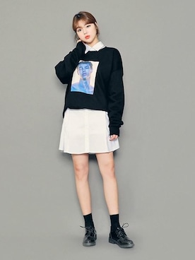 「HOTPING（ホッピン）のアイテム（シューズ）」を使った、HOTPINGさん（レディース・163cm）の秋コーディネート