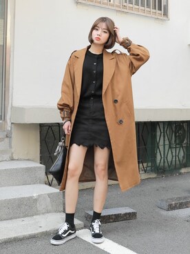 「HOTPING（ホッピン）のアイテム（ジャケット/アウター）」を使った、HOTPINGさん（レディース・163cm）の秋コーディネート