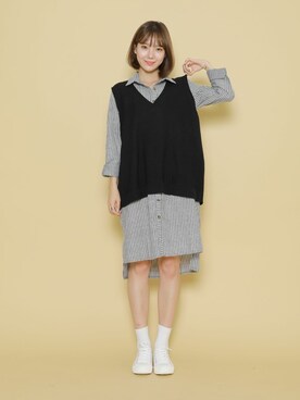「HOTPING（ホッピン）のアイテム（シューズ）」を使った、HOTPINGさん（レディース・163cm）の秋コーディネート
