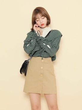 「HOTPING（ホッピン）のアイテム（バッグ）」を使った、HOTPINGさん（レディース・163cm）の秋コーディネート