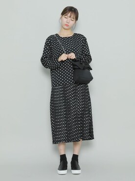 「hotping」｜「アイテム（ワンピース/ドレス）」を使った、HOTPINGさん（レディース・163cm）の秋コーディネート