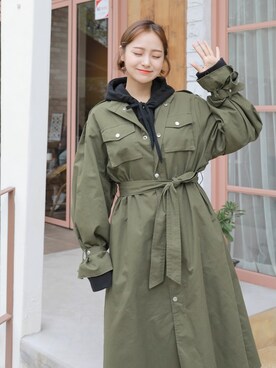 「HOTPING（ホッピン）のアイテム（ジャケット/アウター）」を使った、HOTPINGさん（レディース・163cm）の秋コーディネート