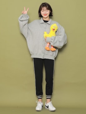 「HOTPING（ホッピン）のアイテム（カーディガン/ボレロ）」を使った、HOTPINGさん（レディース・163cm）の秋コーディネート