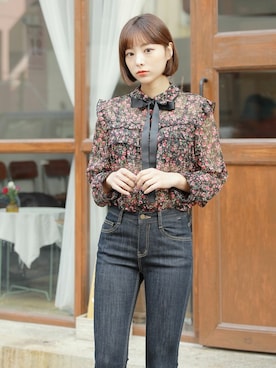 「HOTPING（ホッピン）のアイテム（パンツ）」を使った、HOTPINGさん（レディース・163cm）の冬コーディネート