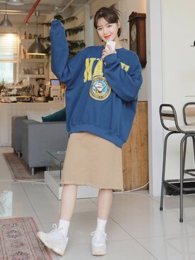 「HOTPING（ホッピン）のアイテム（シューズ）」を使った、HOTPINGさん（レディース・163cm）の冬コーディネート