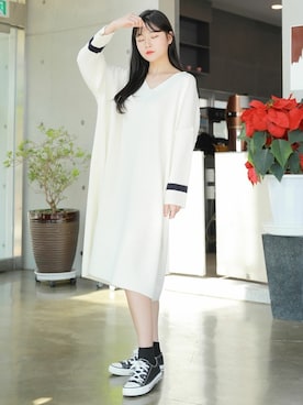 「HOTPING（ホッピン）のアイテム（シューズ）」を使った、HOTPINGさん（レディース・163cm）の冬コーディネート