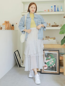 「HOTPING（ホッピン）のアイテム（ジャケット/アウター）」を使った、HOTPINGさん（レディース・163cm）の春コーディネート