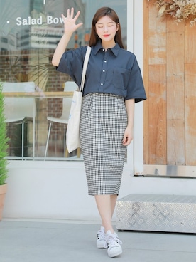 「HOTPING（ホッピン）のアイテム」を使った、HOTPINGさん（レディース・163cm）の春コーディネート