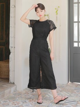 「HOTPING（ホッピン）のアイテム（つなぎ/オールインワン）」を使った、HOTPINGさん（レディース・163cm）の夏コーディネート