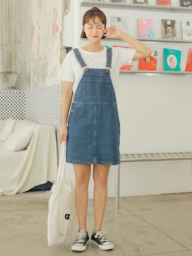 「HOTPING（ホッピン）のアイテム（バッグ）」を使った、HOTPINGさん（レディース・163cm）の夏コーディネート