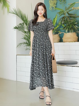 「HOTPING（ホッピン）のアイテム」を使った、HOTPINGさん（レディース・163cm）の夏コーディネート