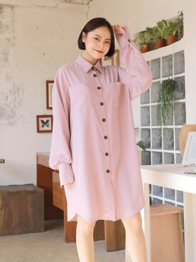 「hotping」｜「アイテム（ワンピース/ドレス）」を使った、HOTPINGさん（レディース・163cm）の冬コーディネート