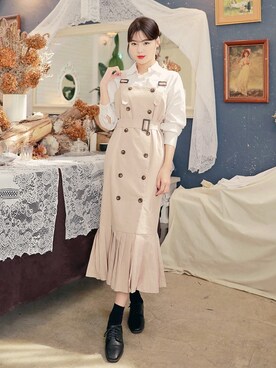 「hotping」｜「アイテム（ワンピース/ドレス）」を使った、HOTPINGさん（レディース・163cm）の春コーディネート