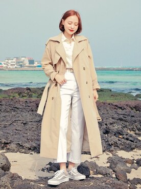 「HOTPING（ホッピン）のアイテム（ジャケット/アウター）」を使った、HOTPINGさん（レディース・163cm）の春コーディネート
