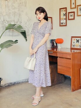 「hotping」｜「アイテム（ワンピース/ドレス）」を使った、HOTPINGさん（レディース・163cm）の春コーディネート