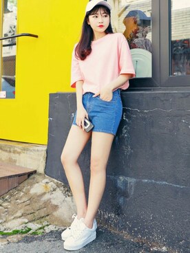 「HOTPING（ホッピン）のアイテム（シューズ）」を使った、HOTPINGさん（レディース・163cm）の春コーディネート