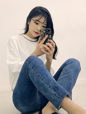 「HOTPING（ホッピン）のアイテム」を使った、HOTPINGさん（レディース・163cm）の冬コーディネート