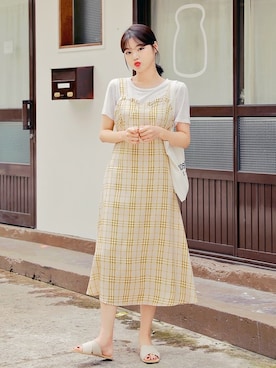 「デイリーコーデ」｜HOTPINGさん（レディース・163cm）の夏コーディネート