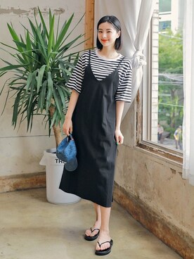 「hotping」｜「アイテム（ワンピース/ドレス）」を使った、HOTPINGさん（レディース・163cm）の夏コーディネート