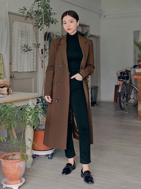「HOTPING（ホッピン）のアイテム（ジャケット/アウター）」を使った、HOTPINGさん（レディース・163cm）の秋コーディネート