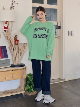 「HOTPING（ホッピン）のアイテム」を使った、HOTPINGさん（レディース・163cm）の冬コーディネート