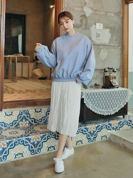 「HOTPING（ホッピン）のアイテム（トップス）」を使った、HOTPINGさん（レディース・163cm）の冬コーディネート