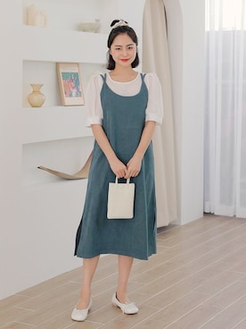 「hotping」｜「アイテム（ワンピース/ドレス）」を使った、HOTPINGさん（レディース・163cm）の冬コーディネート