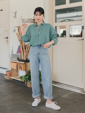 「HOTPING（ホッピン）のアイテム（トップス）」を使った、HOTPINGさん（レディース・163cm）の冬コーディネート