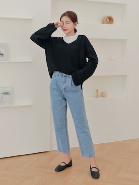 「HOTPING（ホッピン）のアイテム（パンツ）」を使った、HOTPINGさん（レディース・163cm）の春コーディネート