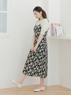 「hotping」｜「アイテム（ワンピース/ドレス）」を使った、HOTPINGさん（レディース・163cm）の春コーディネート
