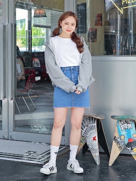 「HOTPING（ホッピン）のアイテム」を使った、HOTPINGさん（レディース・163cm）の春コーディネート