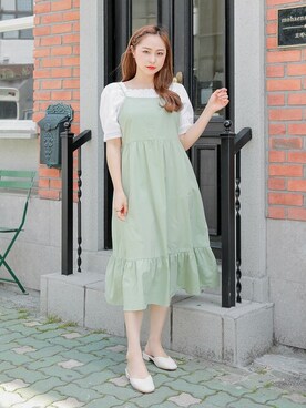 「hotping」｜「アイテム（ワンピース/ドレス）」を使った、HOTPINGさん（レディース・163cm）の春コーディネート