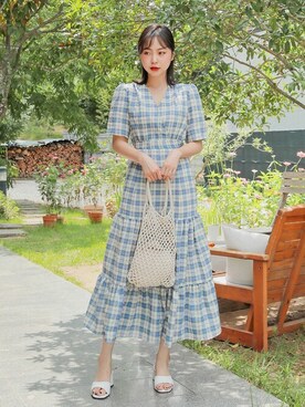 「hotping」｜「アイテム（ワンピース/ドレス）」を使った、HOTPINGさん（レディース・163cm）の夏コーディネート
