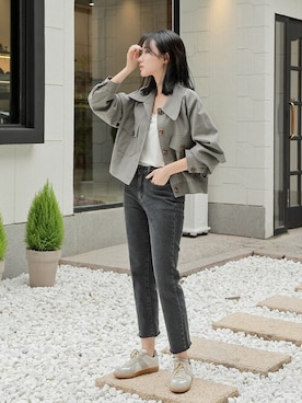 「HOTPING（ホッピン）のアイテム（パンツ）」を使った、HOTPINGさん（レディース・163cm）の秋コーディネート