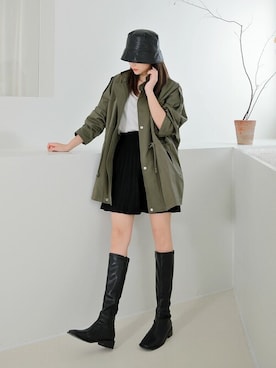 「HOTPING（ホッピン）のアイテム」を使った、HOTPINGさん（レディース・163cm）の秋コーディネート