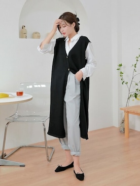 「HOTPING（ホッピン）のアイテム」を使った、HOTPINGさん（レディース・163cm）の秋コーディネート