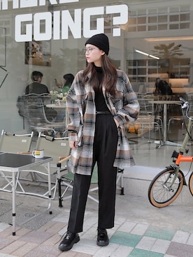 「HOTPING（ホッピン）のアイテム」を使った、HOTPINGさん（レディース・163cm）の冬コーディネート