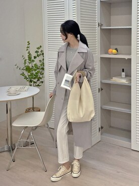 「HOTPING（ホッピン）のアイテム（ジャケット/アウター）」を使った、HOTPINGさん（レディース・163cm）の春コーディネート