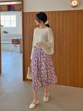 「HOTPING（ホッピン）のアイテム」を使った、HOTPINGさん（レディース・163cm）の春コーディネート