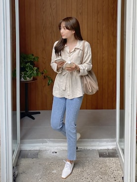 「HOTPING（ホッピン）のアイテム」を使った、HOTPINGさん（レディース・163cm）の春コーディネート