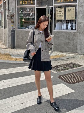「HOTPING（ホッピン）のアイテム（ジャケット/アウター）」を使った、HOTPINGさん（レディース・163cm）の春コーディネート