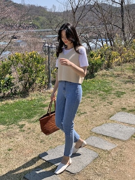 「HOTPING（ホッピン）のアイテム」を使った、HOTPINGさん（レディース・163cm）の春コーディネート