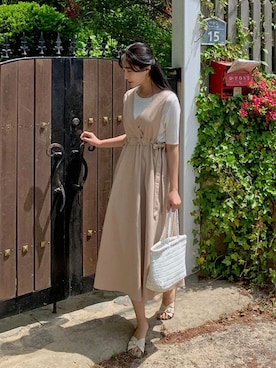 「HOTPING（ホッピン）のアイテム」を使った、HOTPINGさん（レディース・163cm）の春コーディネート