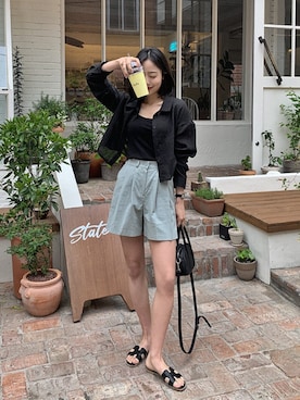 「HOTPING（ホッピン）のアイテム」を使った、HOTPINGさん（レディース・163cm）の春コーディネート