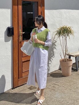 「HOTPING（ホッピン）のアイテム」を使った、HOTPINGさん（レディース・163cm）の春コーディネート