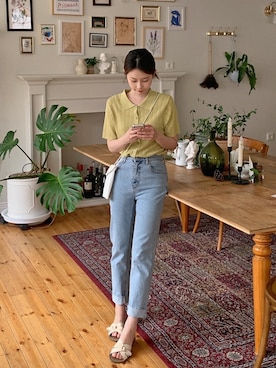 「HOTPING（ホッピン）のアイテム」を使った、HOTPINGさん（レディース・163cm）の夏コーディネート